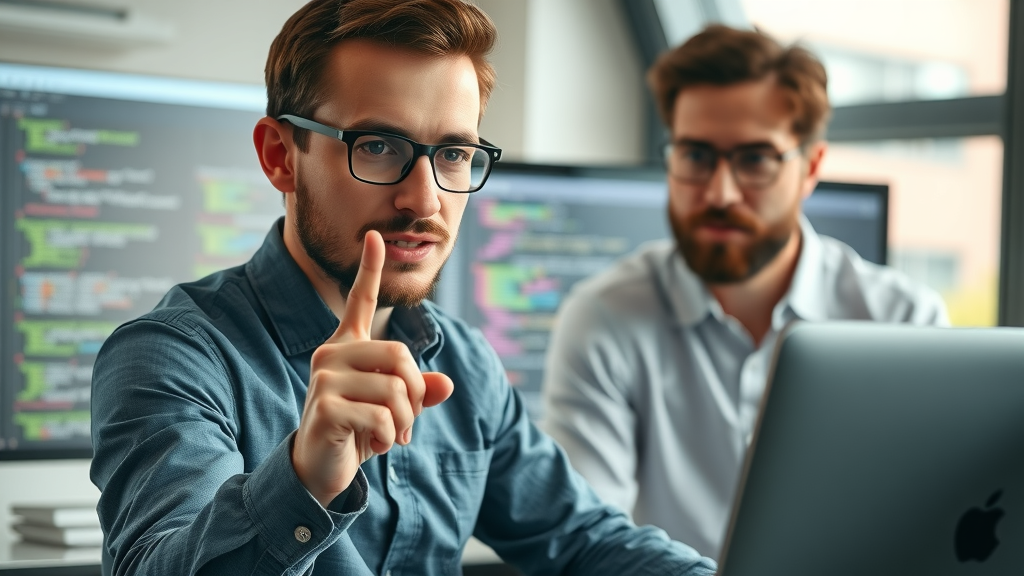 SEO-Experten analysieren Onpage-Metriken für gemeinschaftsorientierte Suchmaschinenoptimierung (SEO) auf moderner Webseite