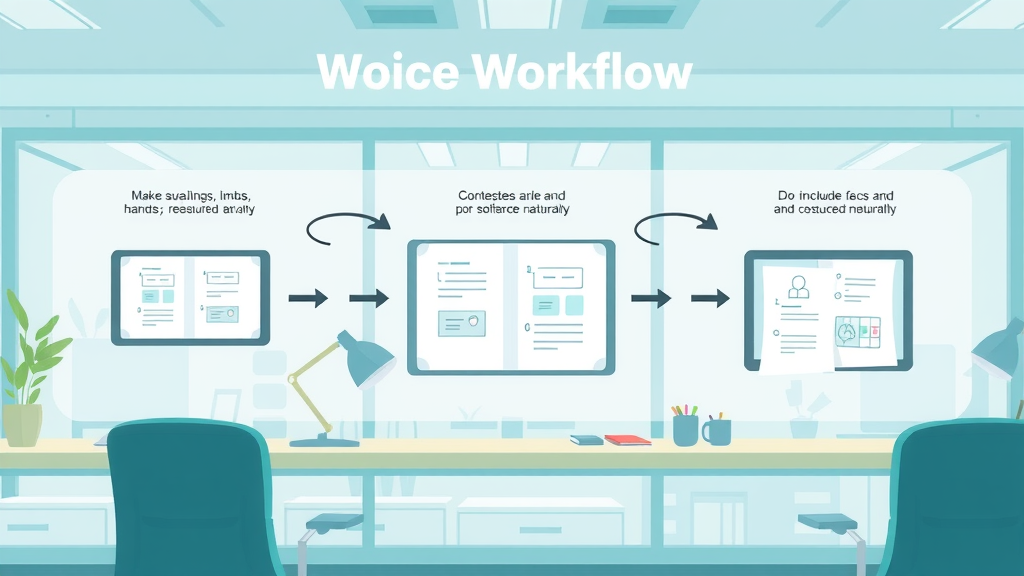 workflow diagram brand voice creation step-by-step