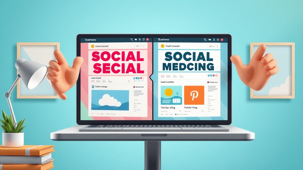 Innovative Ideen für Social Media Posts in B2C und B2B, kreative Gegenüberstellung von Content-Formaten