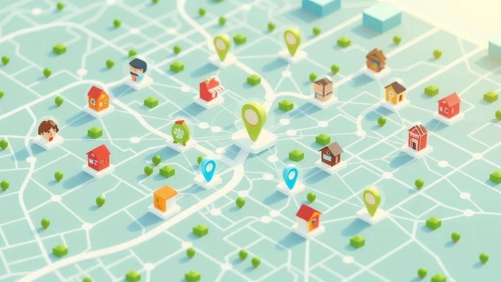 lokale und nachhaltige seo digital network map local small business connections