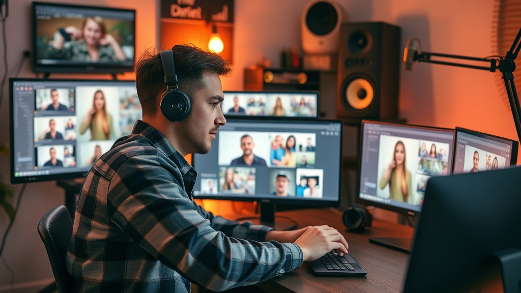 Content Creator erstellt spannende Social Media Formate, multimediale Beiträge für verschiedene Plattformen