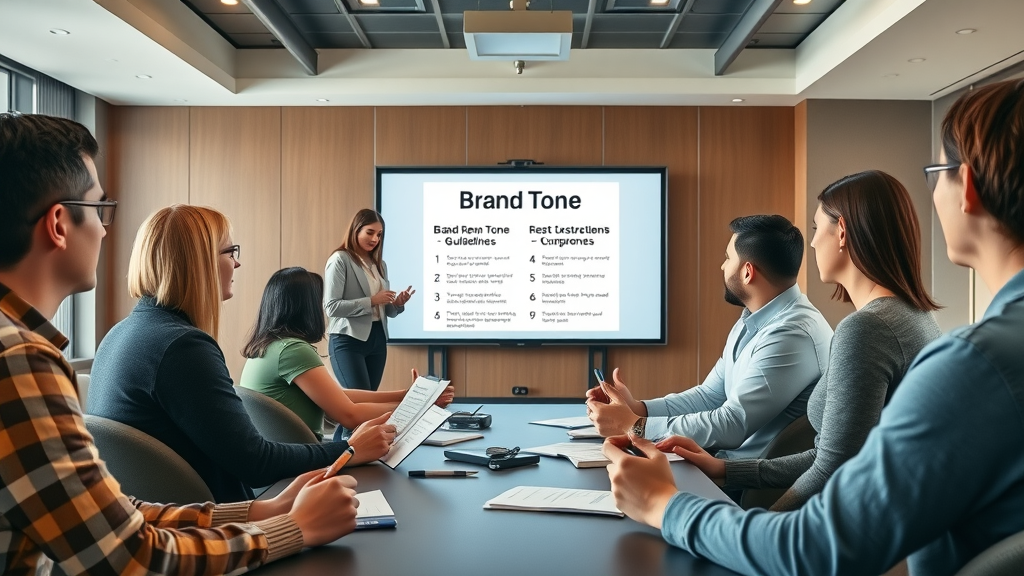 team training brand tone workshop