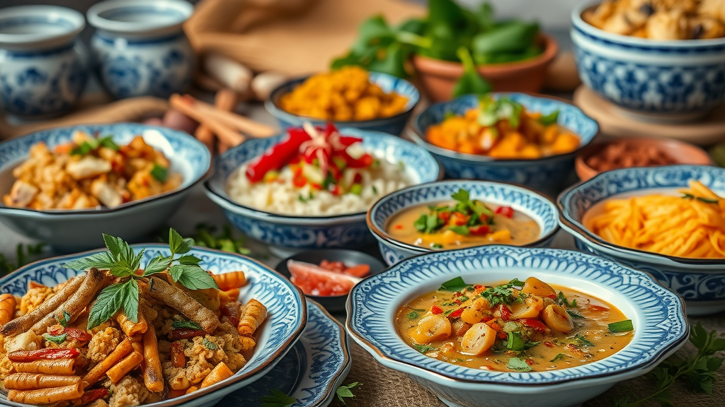 Elegant platter brimming with fresh orientalische Spezialitäten ingredients.