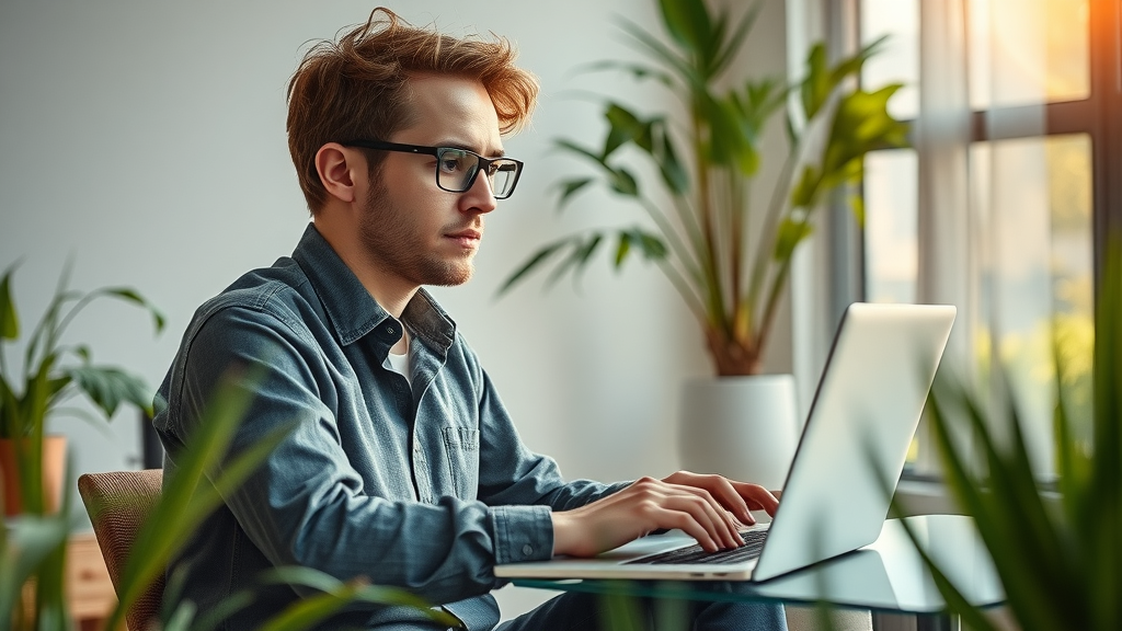 Social Media Analytics und Planung von Social-Media-Kampagnen mit Impact für Kleinstunternehmen in modernem Büro, Laptop und Notizen sichtbar