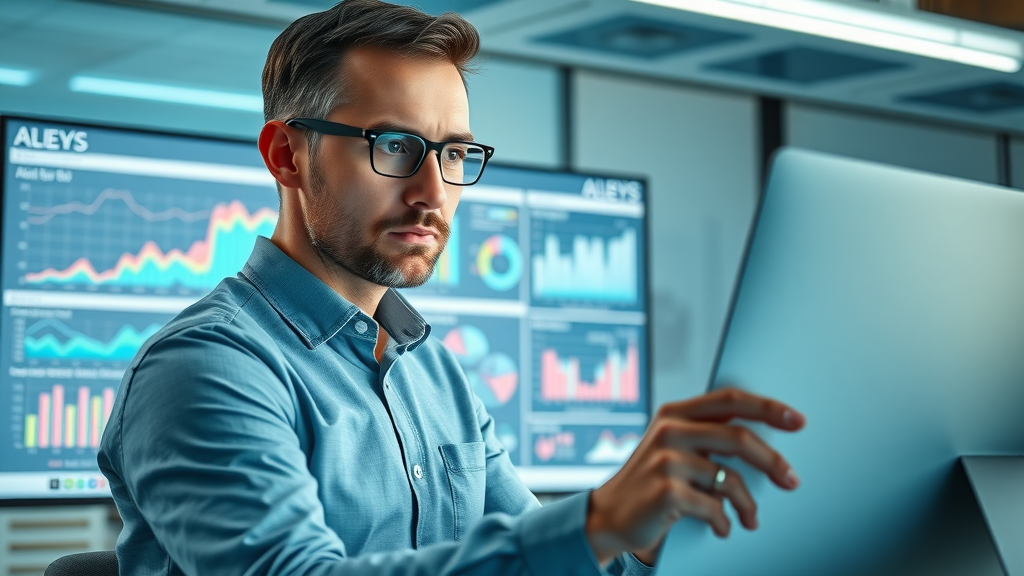 analytical dashboard comparing SEO analytics tools langfristiges SEO-Wachstum