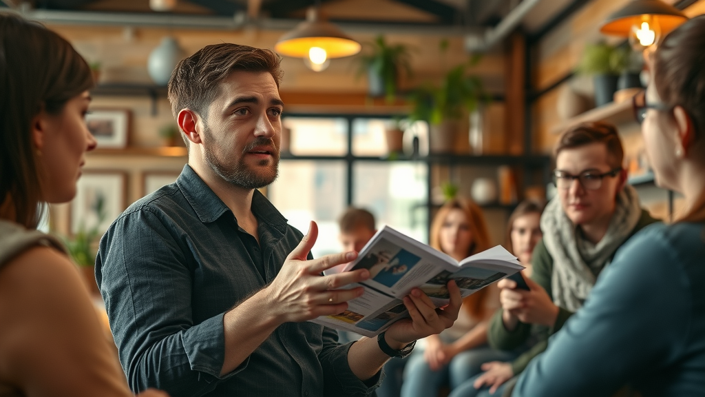 lokale und nachhaltige seo entrepreneur telling brand story regional event group