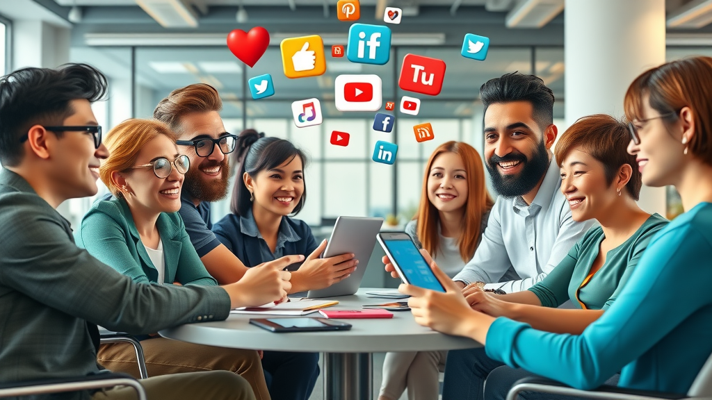 digitales marketing für marken mit wirkung - creative team planning social media campaign