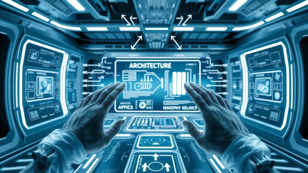 futuristic website architecture and navigation technical SEO langfristiges SEO-Wachstum
