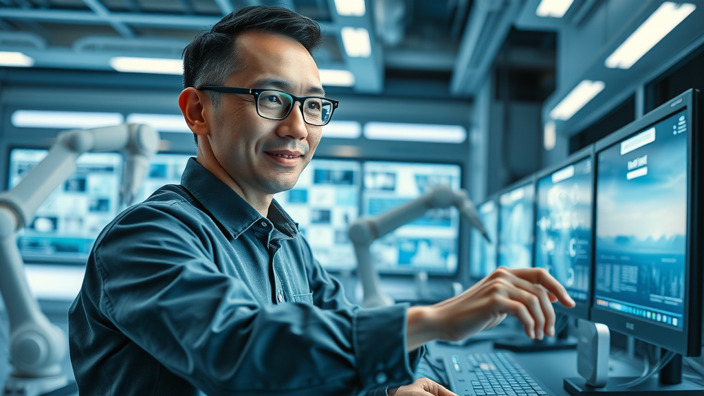 Digitale Innovationen und Automatisierung in der Content-Planung für zweckorientierte Marken: IT-Spezialist an automatisierter Plattform